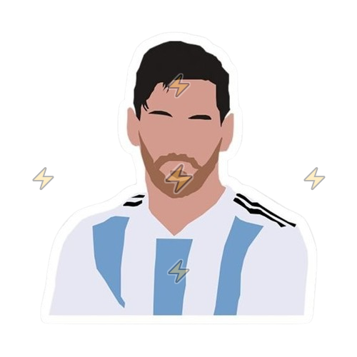 Sticker de Lionel Messi - comprar en Argentina