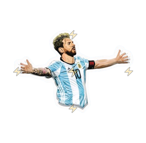 Sticker de Lionel Messi - comprar en Argentina