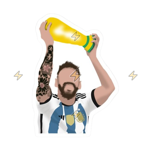 Sticker de Lionel Messi - comprar en Argentina