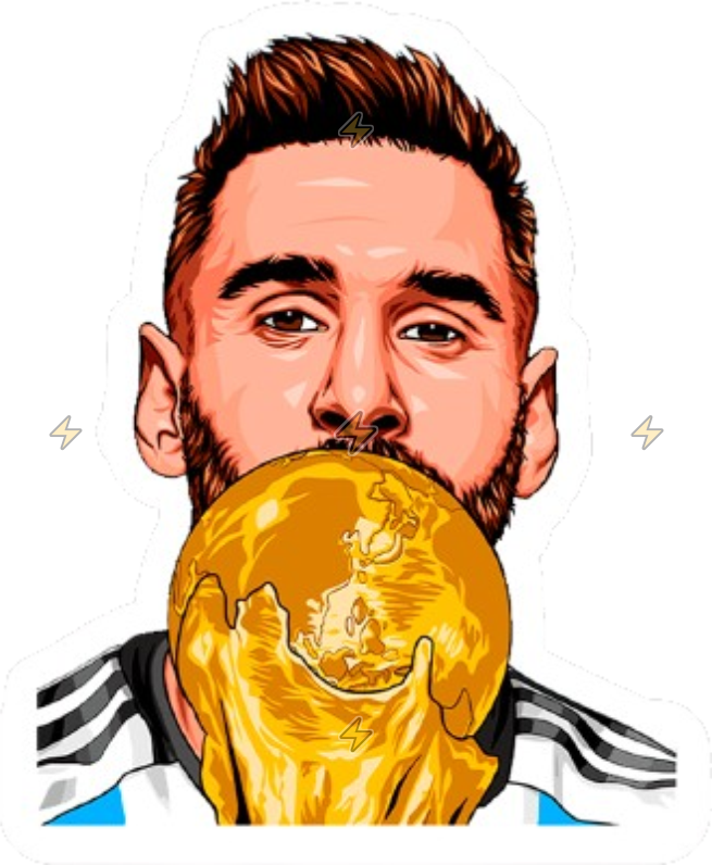 Sticker de Lionel Messi - comprar en Argentina