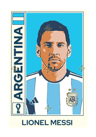 Sticker de Lionel Messi - comprar en Argentina