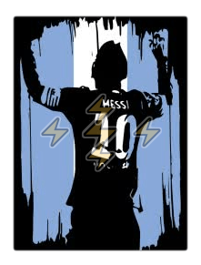 Sticker de Lionel Messi - comprar en Argentina
