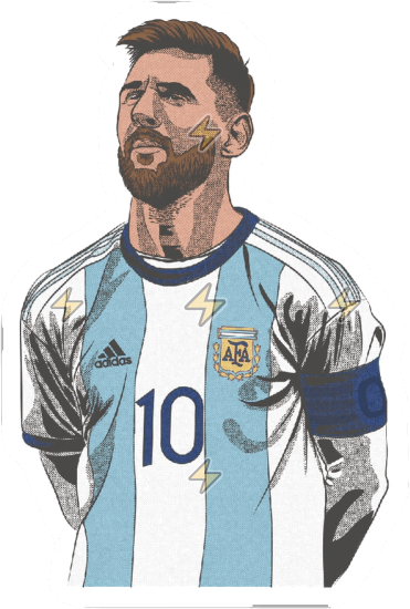 Sticker de Lionel Messi - comprar en Argentina