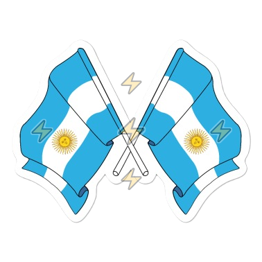 Sticker de Banderas Argentinas - comprar en Argentina