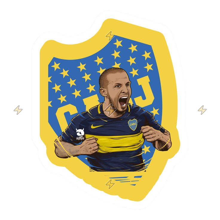 Sticker de Darío Benedetto celebrando - comprar en Argentina