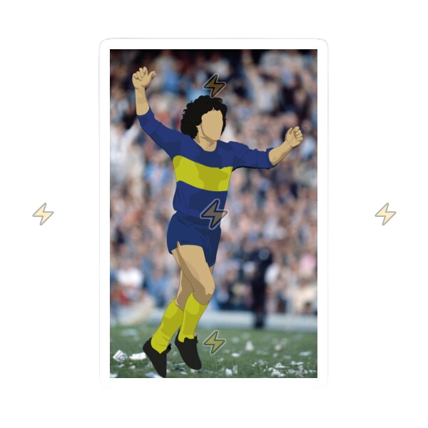 Sticker de Diego Maradona Boca - comprar en Argentina