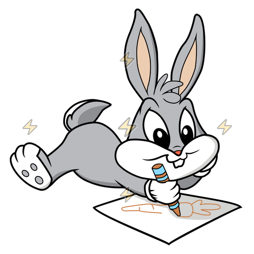 Sticker de Bugs Bunny Bebe - comprar en Argentina