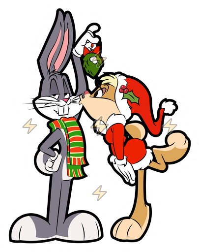 Sticker de Bugs Bunny y Lola Bunny - comprar en Argentina