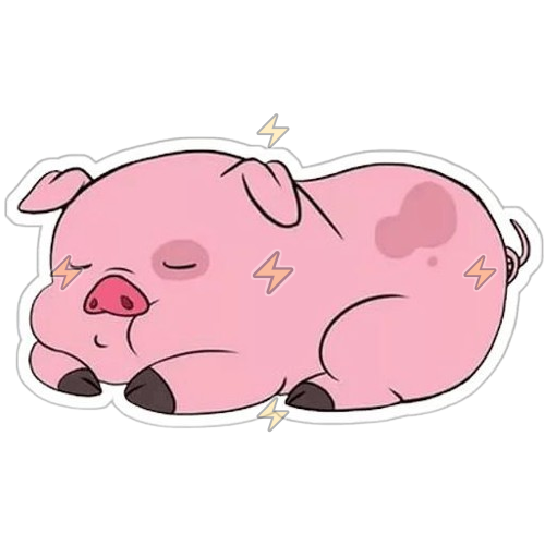 Sticker de Pato el Cerdito - comprar en Argentina