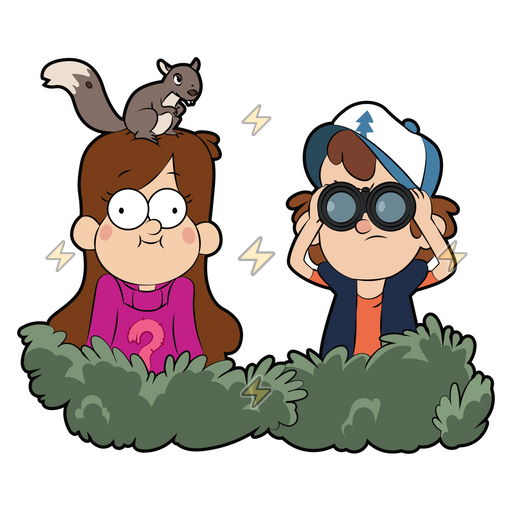 Sticker de Mabel y Dipper - comprar en Argentina