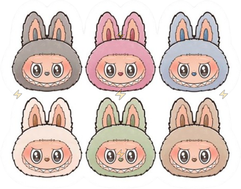 Sticker de Labubu - comprar en Argentina