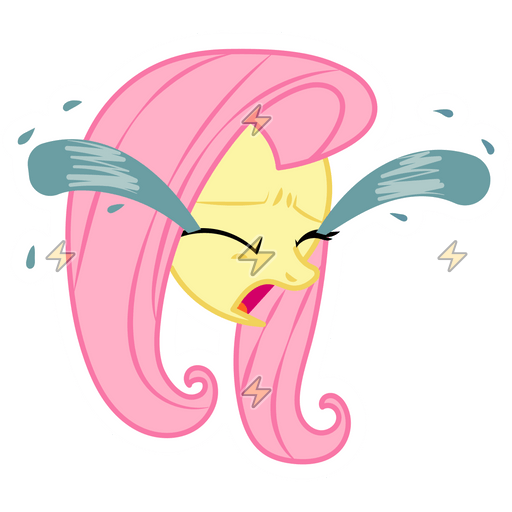 Sticker de Fluttershy - comprar en Argentina