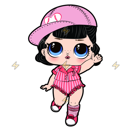 Sticker de Short Stop Muñeca LOL - comprar en Argentina