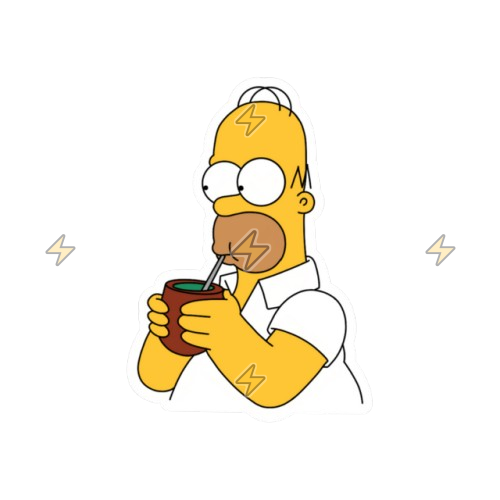 Sticker de Homero Simpson - comprar en Argentina