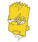 Sticker de Bart Simpson - comprar en Argentina