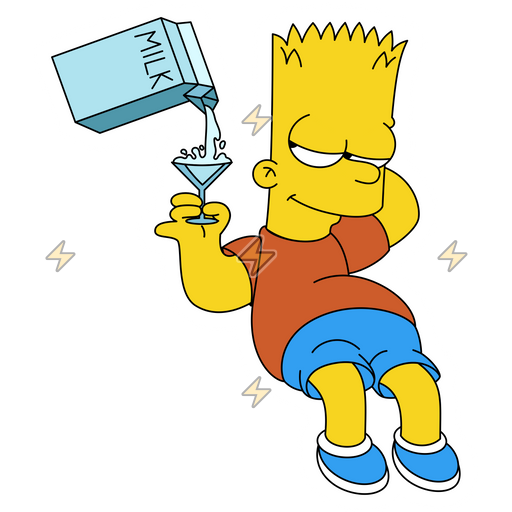 Sticker de Bart Simpson - comprar en Argentina