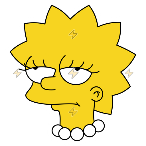 Sticker de Lisa Simpson - comprar en Argentina