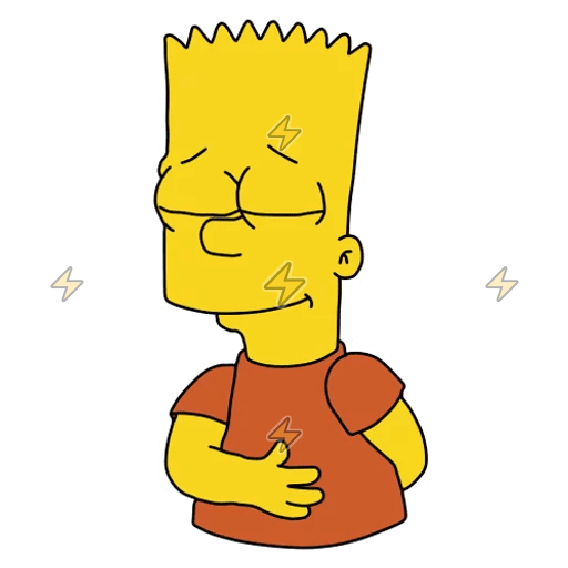 Sticker de Bart Simpson - comprar en Argentina