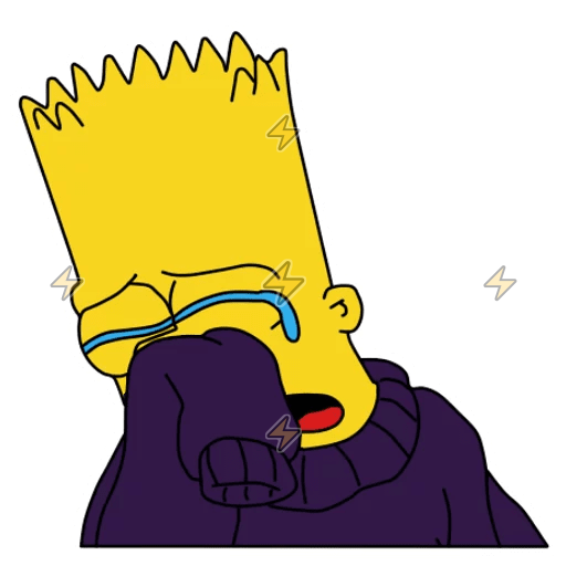 Sticker de Bart Simpson - comprar en Argentina