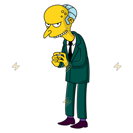 Sticker de Señor Burns - comprar en Argentina