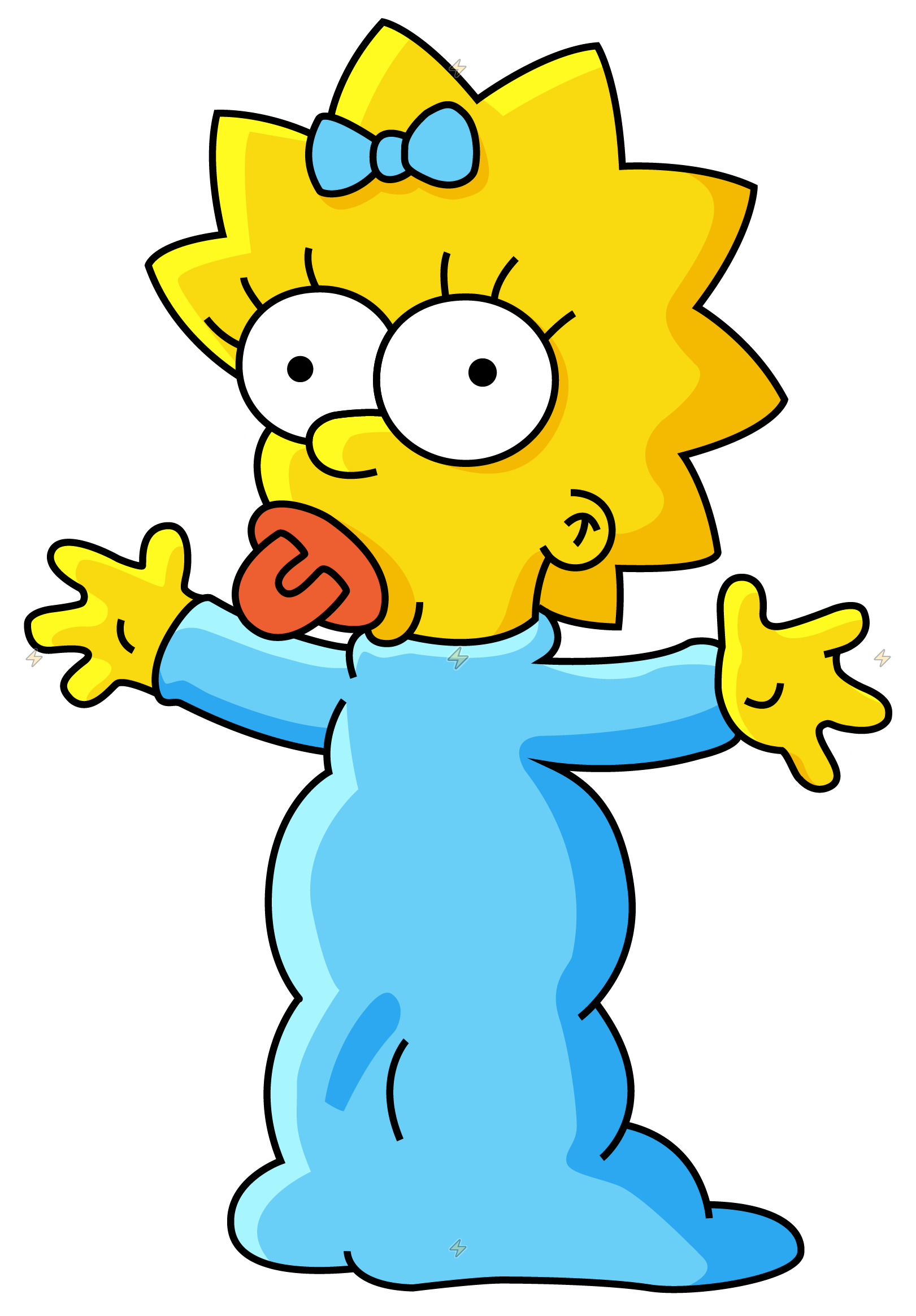 Sticker de Maggie Simpson - comprar en Argentina