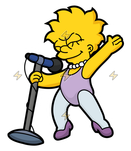 Sticker de Lisa Simpson - comprar en Argentina