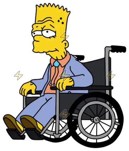 Sticker de Bart Adulto - comprar en Argentina