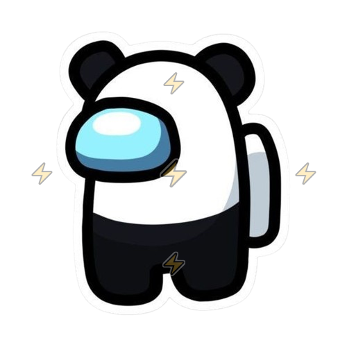 Sticker de Among Us Panda - comprar en Argentina