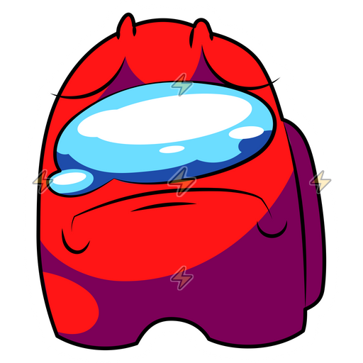 Sticker de Among Us Rojo - comprar en Argentina