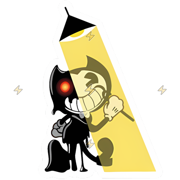 Sticker de Bendy Normal y Demoniaco - comprar en Argentina