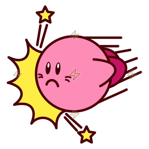 Sticker de Kirby Dash - comprar en Argentina