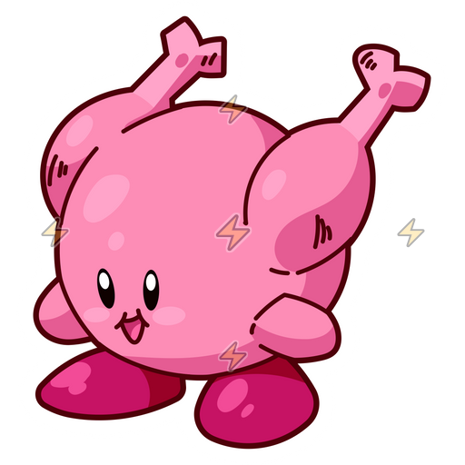 Sticker de Kirby Pollo - comprar en Argentina