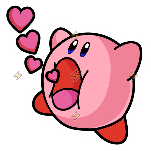 Sticker de Kirby - comprar en Argentina
