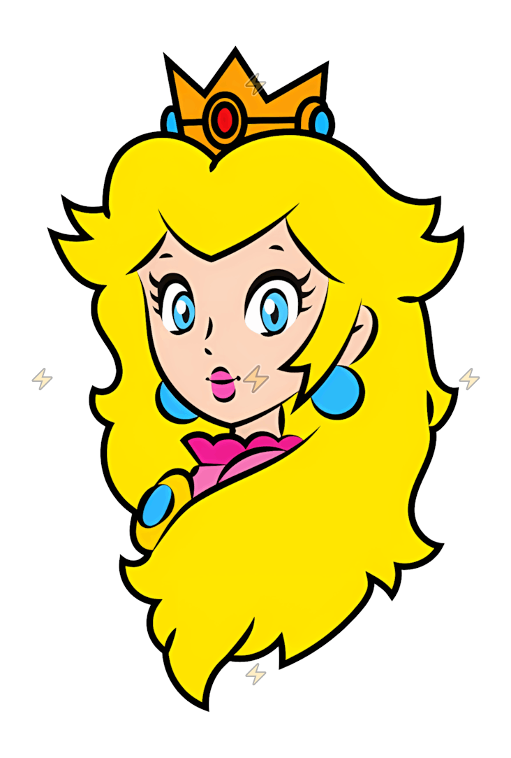 Sticker de Princesa Peach - comprar en Argentina