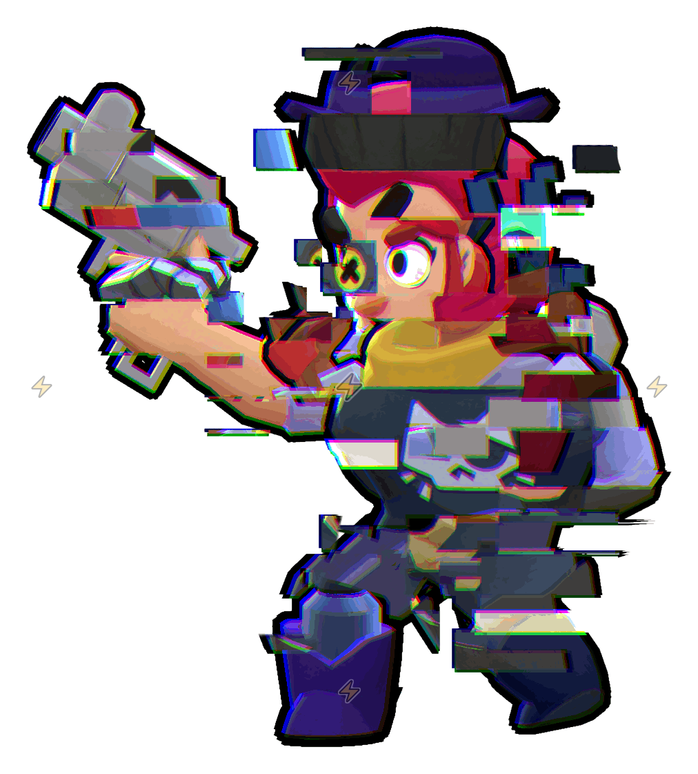 Sticker de Colt en Glitch - Brawl Stars - comprar en Argentina