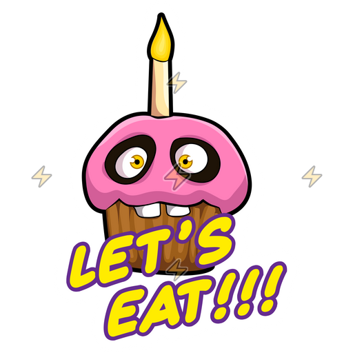 Sticker de Mr. Cupcake - Five Nights at Freddy's - comprar en Argentina