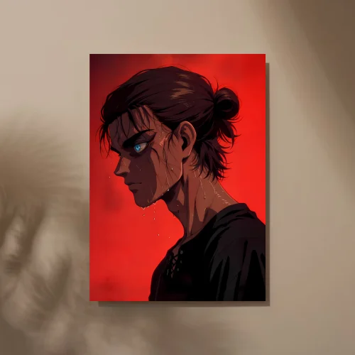 Cuadro de Eren Yeager