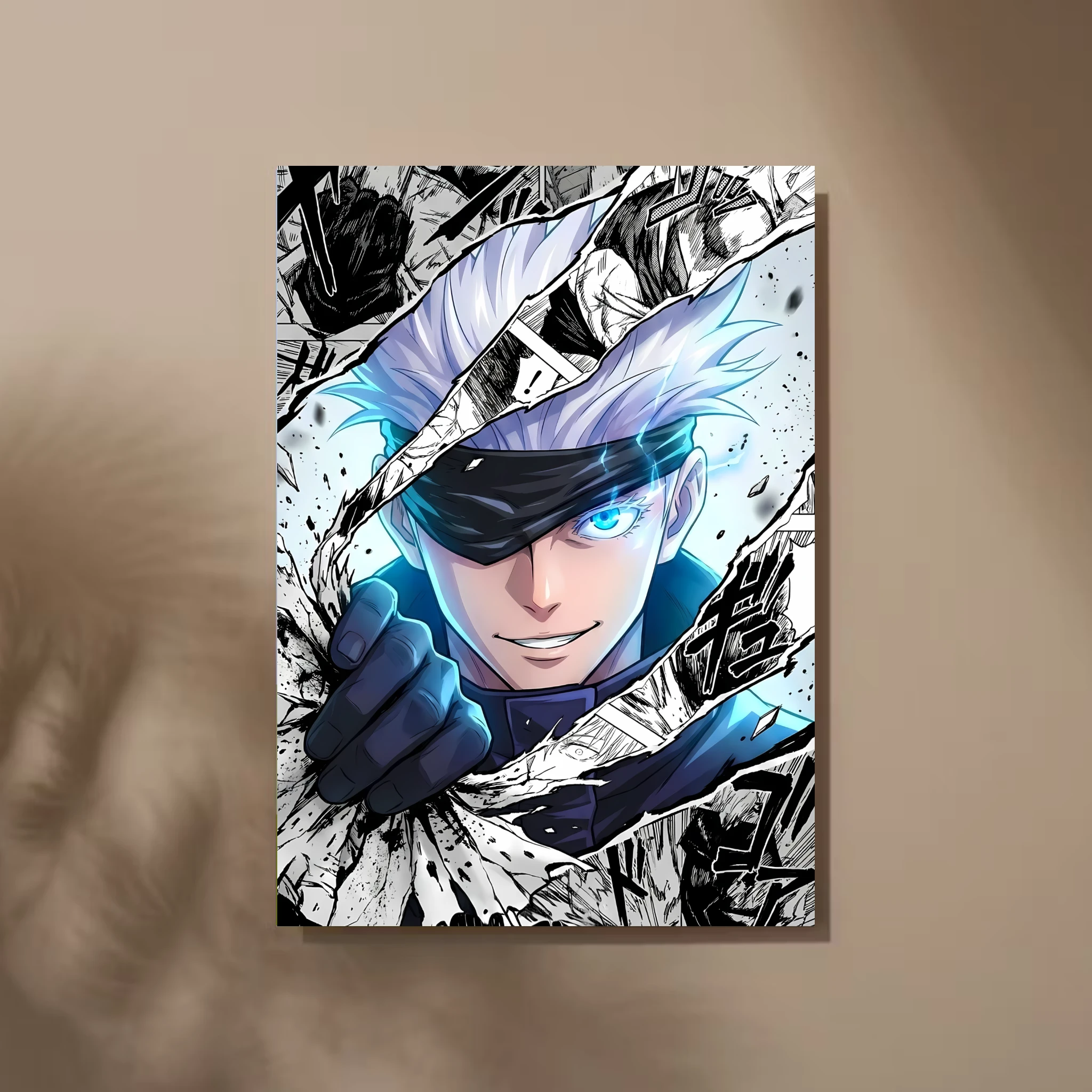 Cuadro de Satoru Gojo