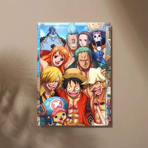 Cuadro de Los Piratas de Sombrero de Paja (One Piece)