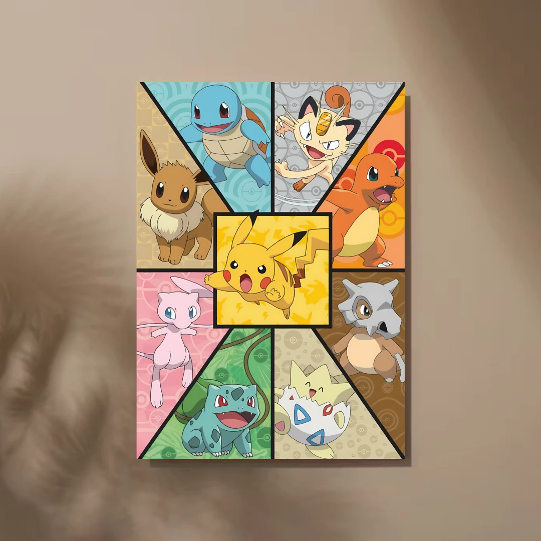 Cuadro de Pokémon de la región de Kanto