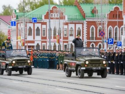 В столице Республики Марий Эл состоялась генеральная репетиция парада, посвященного 79-й годовщине Победы в Великой Отечественной войне