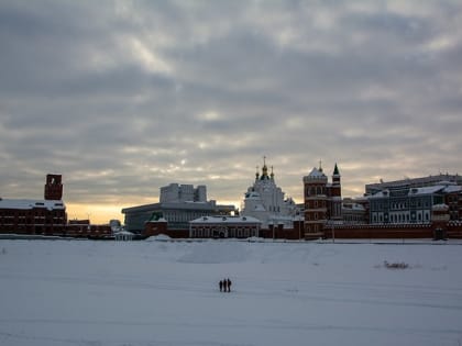 Толщина льда на Малой Кокшаге в акватории Йошкар-Олы составляет от 40 до 45 сантиметров