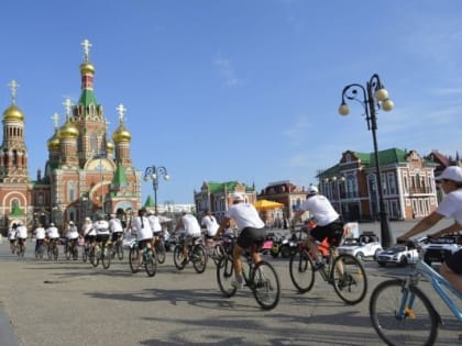 Молодежный велопробег "Дорога в храму" финишировал в Йошкар-Оле