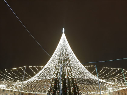 Главную елку Марий Эл демонтируют после Крещения