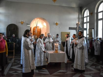 Богослужение митрополита Иоанна накануне второй великопостной родительской субботы