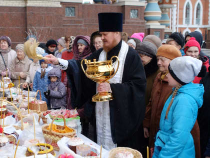 Освящение пасхальной снеди