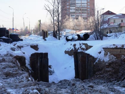 Готовность канализации на Козьмодемьянском тракте составляет 70%