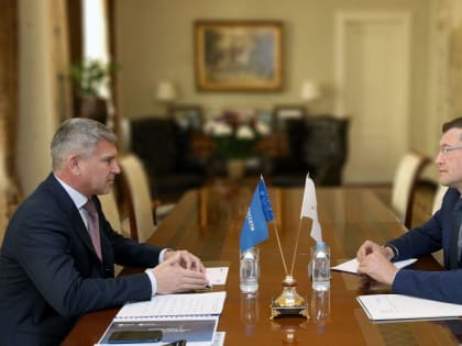 Глеб Никитин и Игорь Маковский обсудили вопросы развития сотрудничества в Нижегородской области