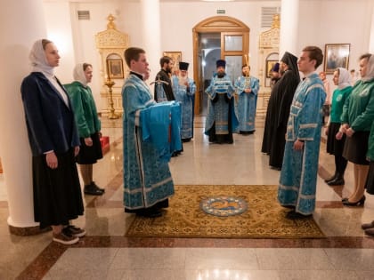 Престольный праздник нижнего придела Благовещенского кафедрального собора