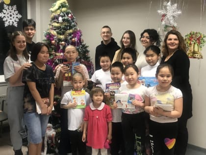 Рождественский праздник для маленьких пациентов противотуберкулезного диспансера Чукотки